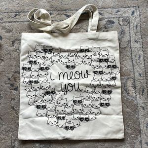 “I Meow You” Canvas Bag